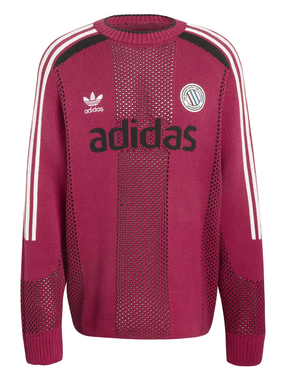 

Свитер Adicolor Blokecore с логотипом adidas, розовый