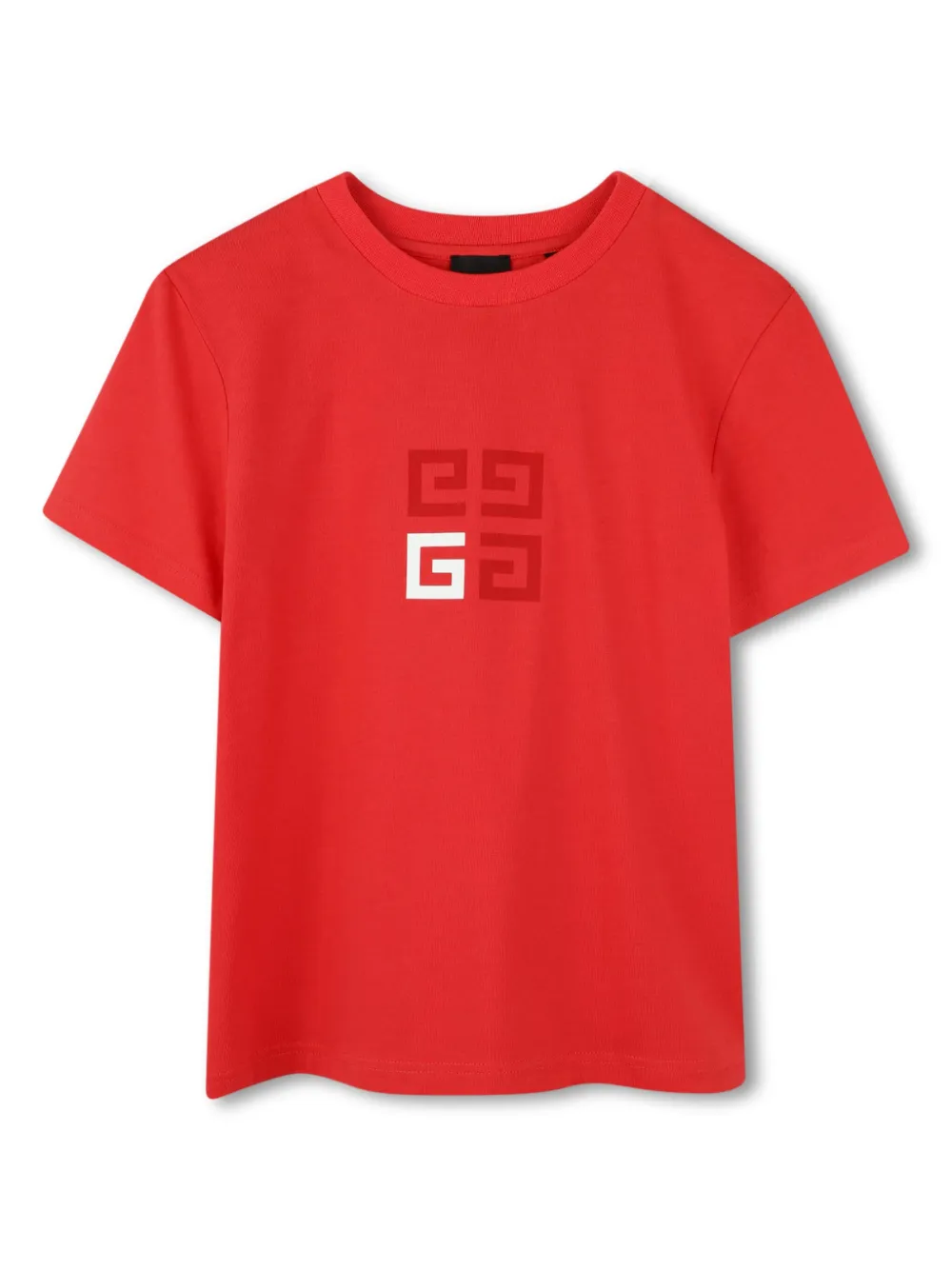 

Футболка с принтом 4G Givenchy Kids, красный