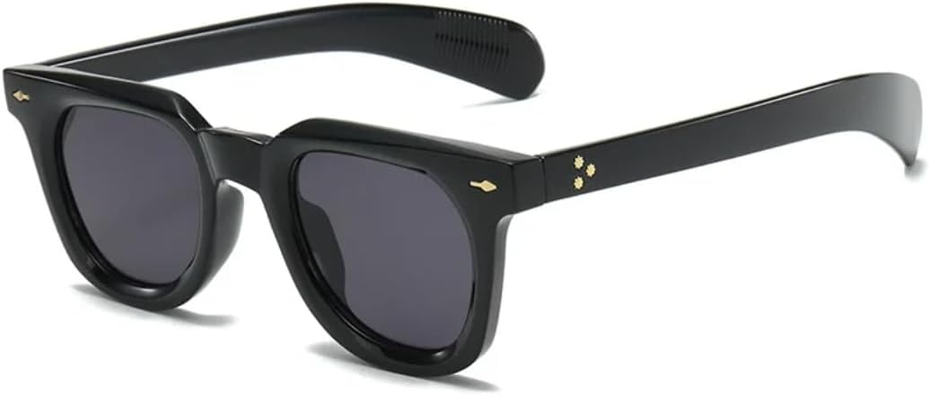 

Женские солнцезащитные очки с заклепками, градиентный дизайн, цвет «желе», ретро-панк, мужские солнцезащитные очки с защитой от УФ-излучения UV400 UUPTTPL, Black Black