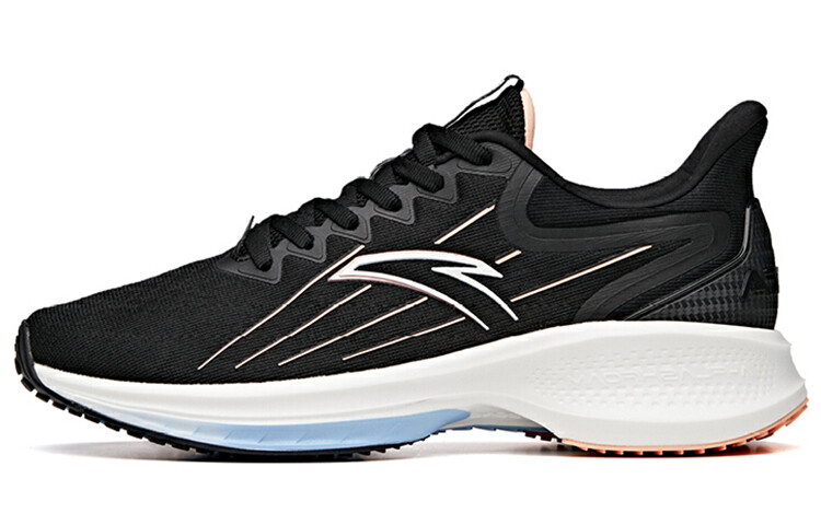 

Кроссовки Gazelle 1.0 женские с низким верхом, черные/светло-розовые Anta