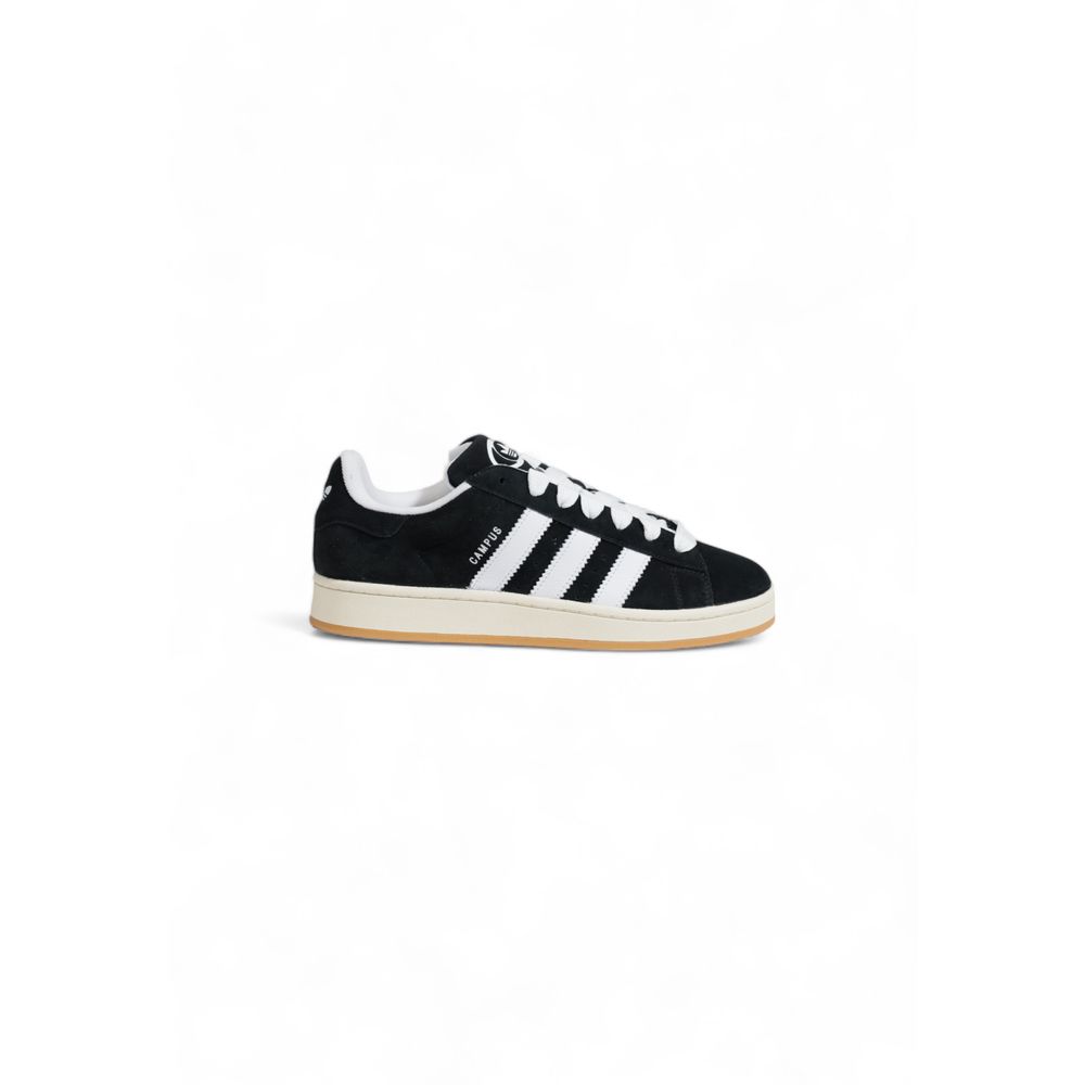 

Черные замшевые кроссовки из кожи Adidas
