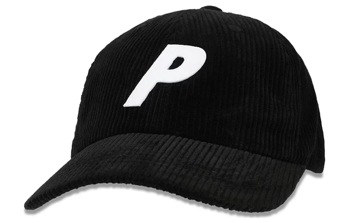 

PALACE Шестипанельная вельветовая кепка, Black