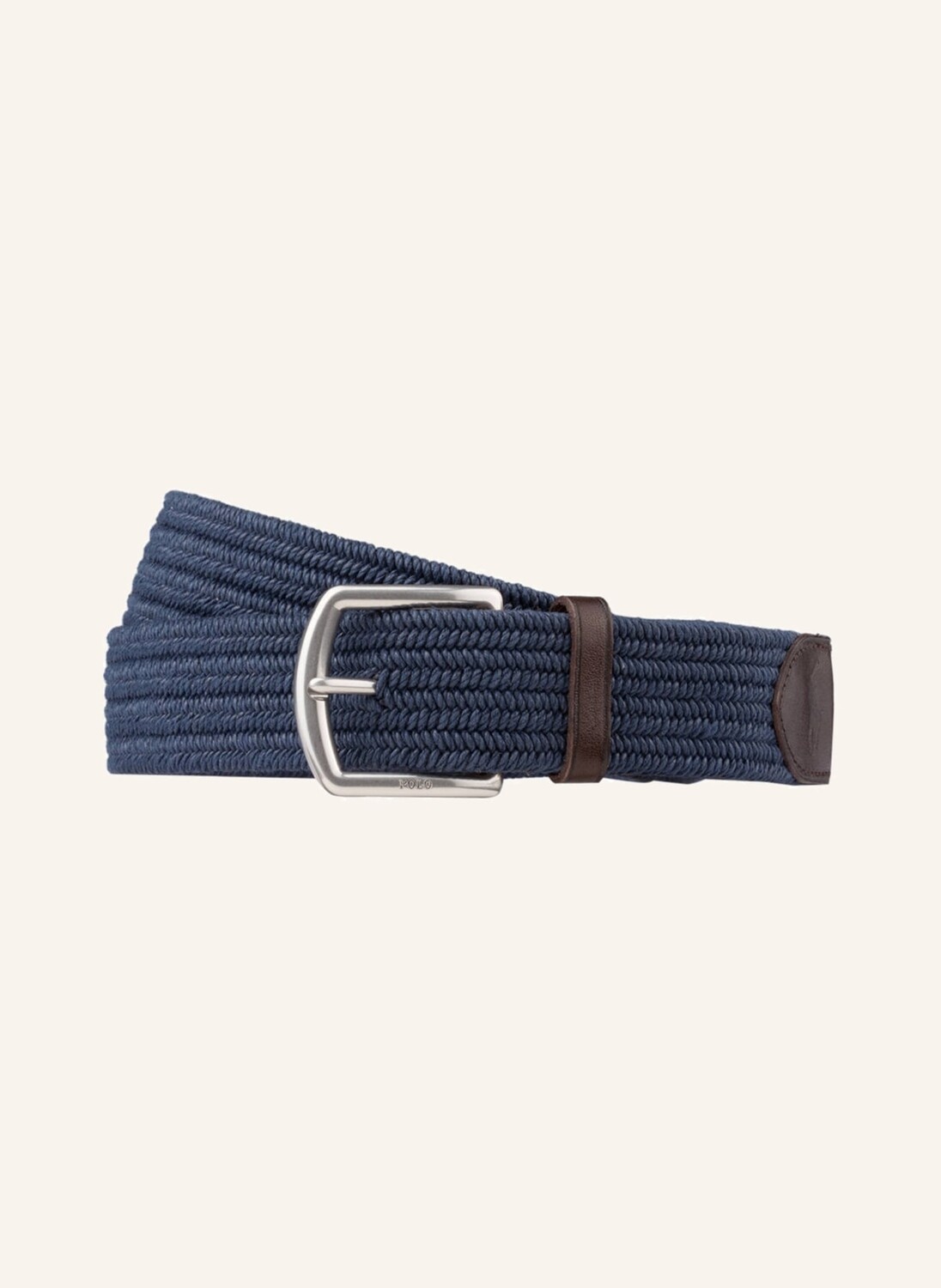 

Плетеный ремень POLO RALPH LAUREN, темно-синий