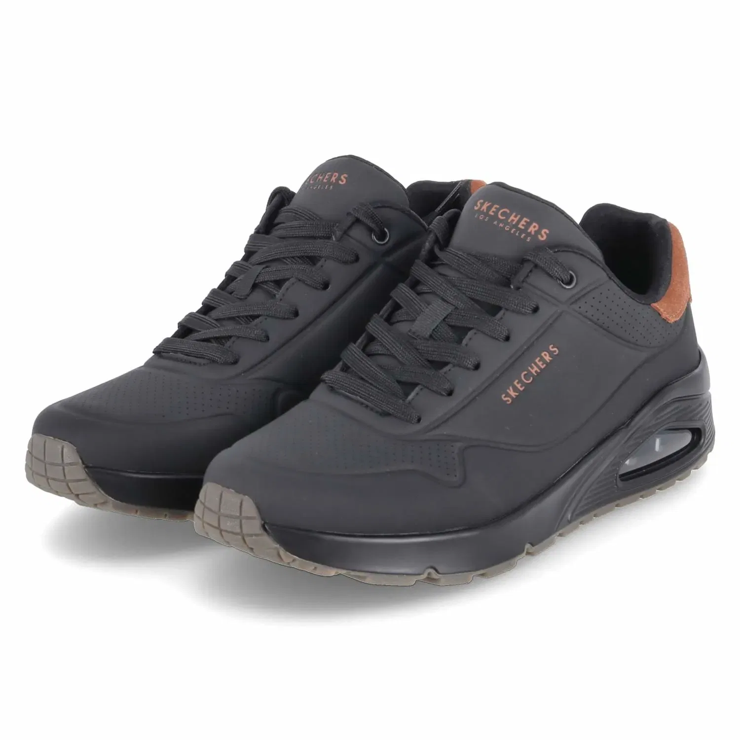 Кроссовки низкие на шнуровке Skechers, черный