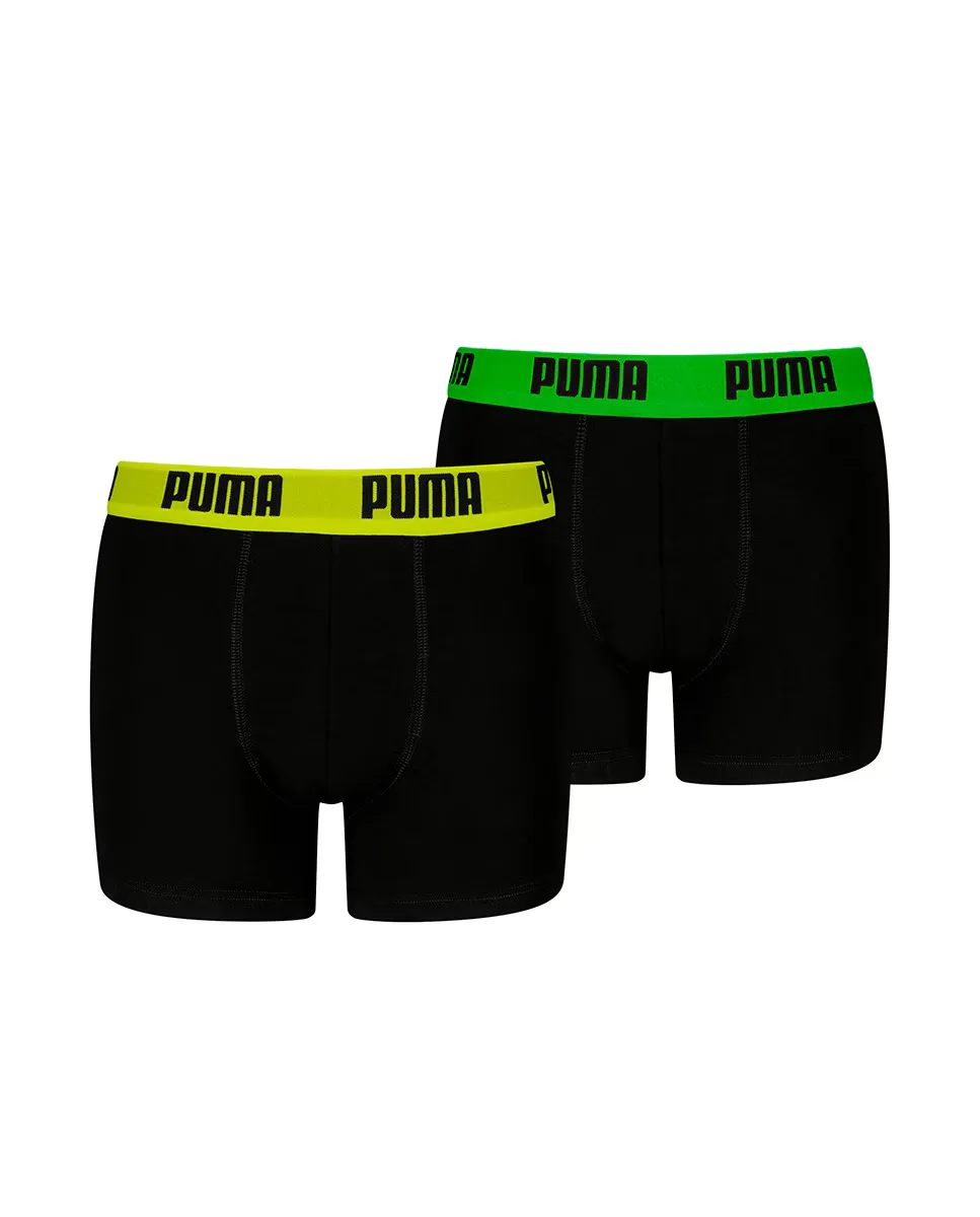 

Детские трусы-боксеры PUMA — мягкие на ощупь и с удобным поясом (2 шт. в упаковке), черный