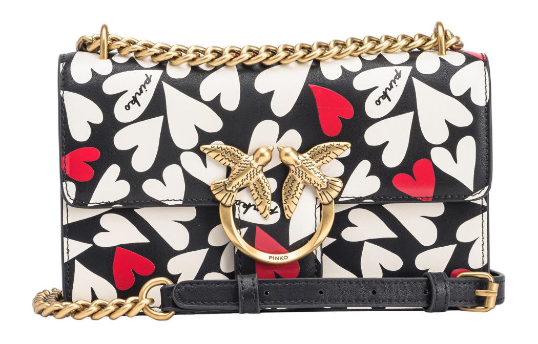 

Сумка Love Bag из натуральной кожи, через плечо, мини, женская, разноцветная PINKO