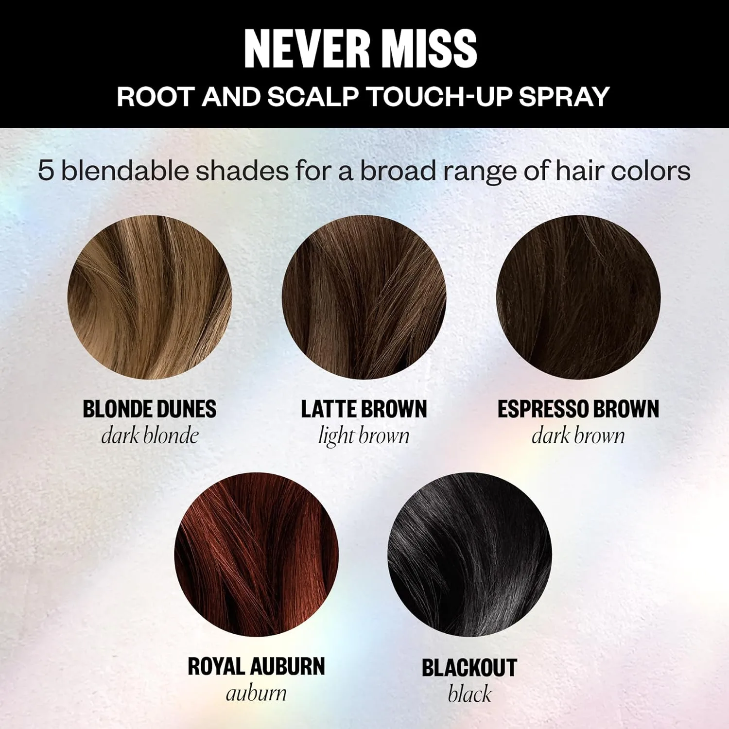 IGK NEVER MISS Root & Scalp Touch-Up Spray - Light Brown | Временный камуфляж для седых корней и редких волос | Водостойкий, устойчивый к поту, без осыпания | С биотином, розмарином и скваланом | 60 мл, Gray — фото 4