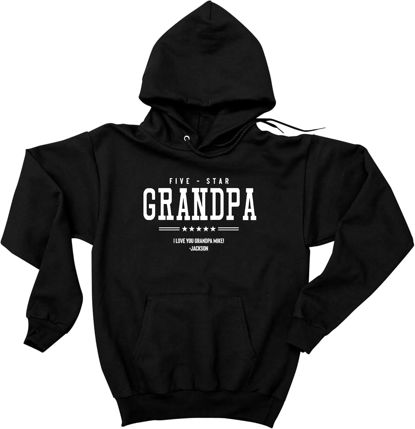 

Персонализированный мужской свитшот Five Star Grandpa Personalization Universe