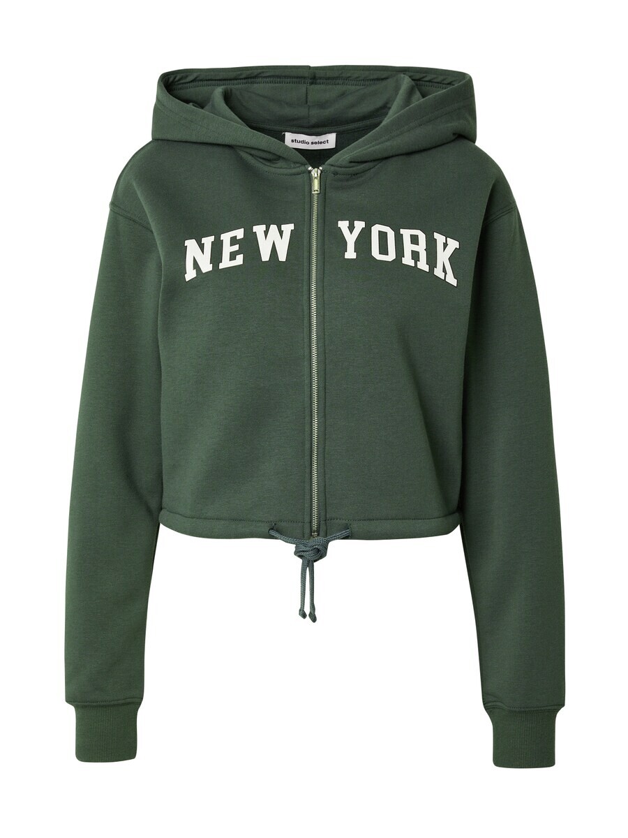 

Толстовка с капюшоном на молнии STUDIO SELECT Zip-Up Hoodie Maja, изумрудный