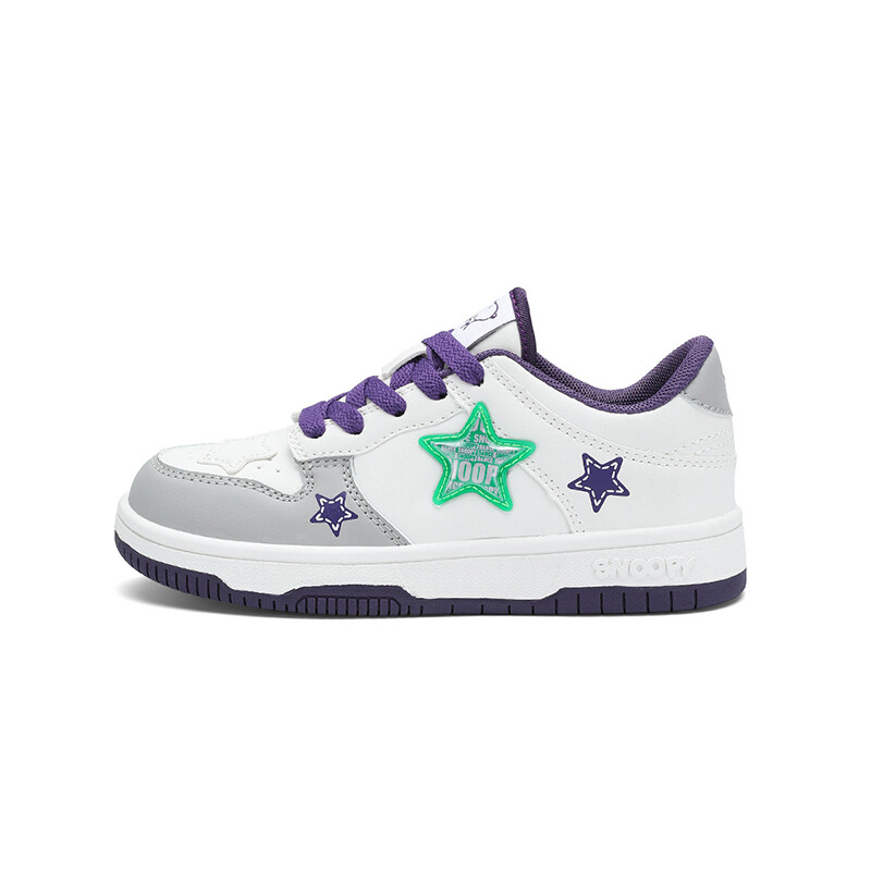 

Детские кроссовки для скейтбординга Kids Low-top Purple Snoopy, фиолетовый