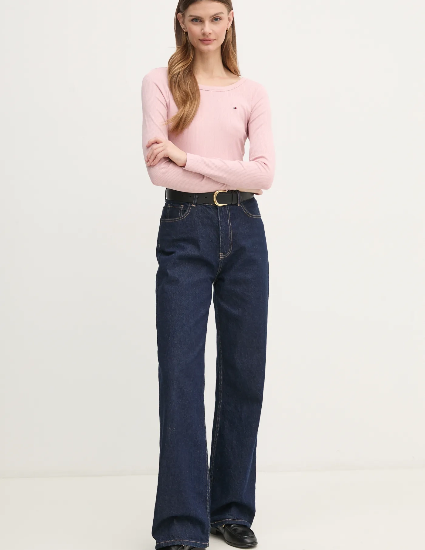 

Футболка с длинным рукавом Tommy Hilfiger, розовый
