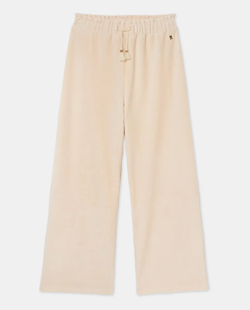 

Детские кюлоты из эластичной вельветовой ткани Kids El Corte Inglés, экрю