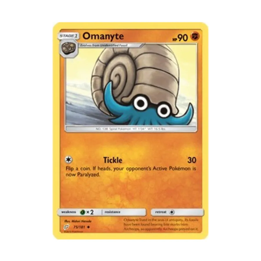 

CCG Оманайт (Ю) #75, Pokemon - SM - Team Up - Singles