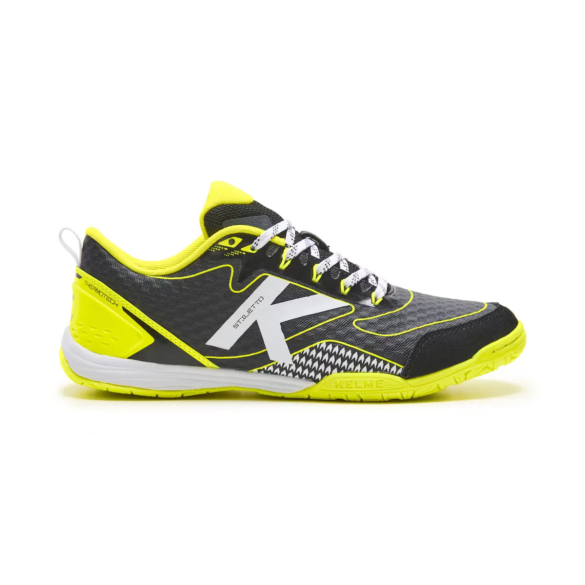 

Футбольные бутсы Kelme Stiletto Unisex для зала, чёрный
