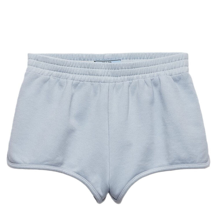 

Повседневные шорты женские пудрово-голубые Prada