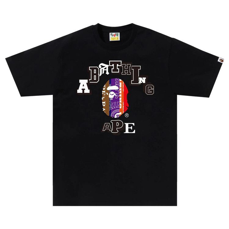 

Футболка BAPE Fans Scarf College Tee, Black