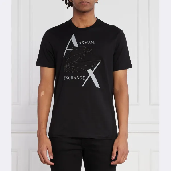 

Футболка стандартного кроя Armani Exchange, черный