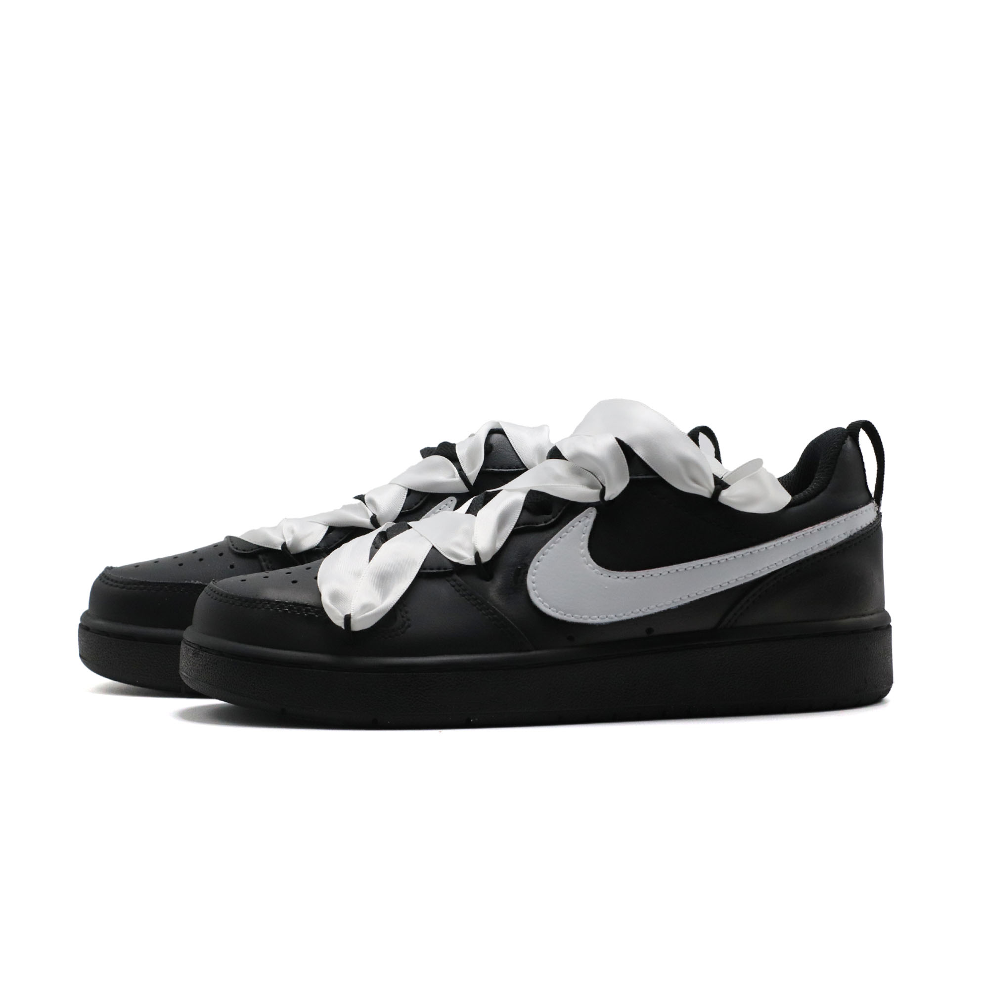

Nike Кроссовки Court Borough белые, матовые, противоскользящие, износостойкие, низкие, для детей и подростков
