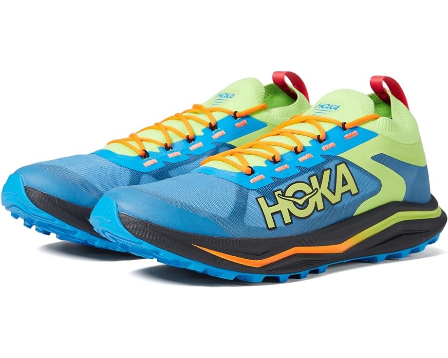 

Кроссовки Hoka Men's Zinal 2, цвет Diva Blue/Lettuce