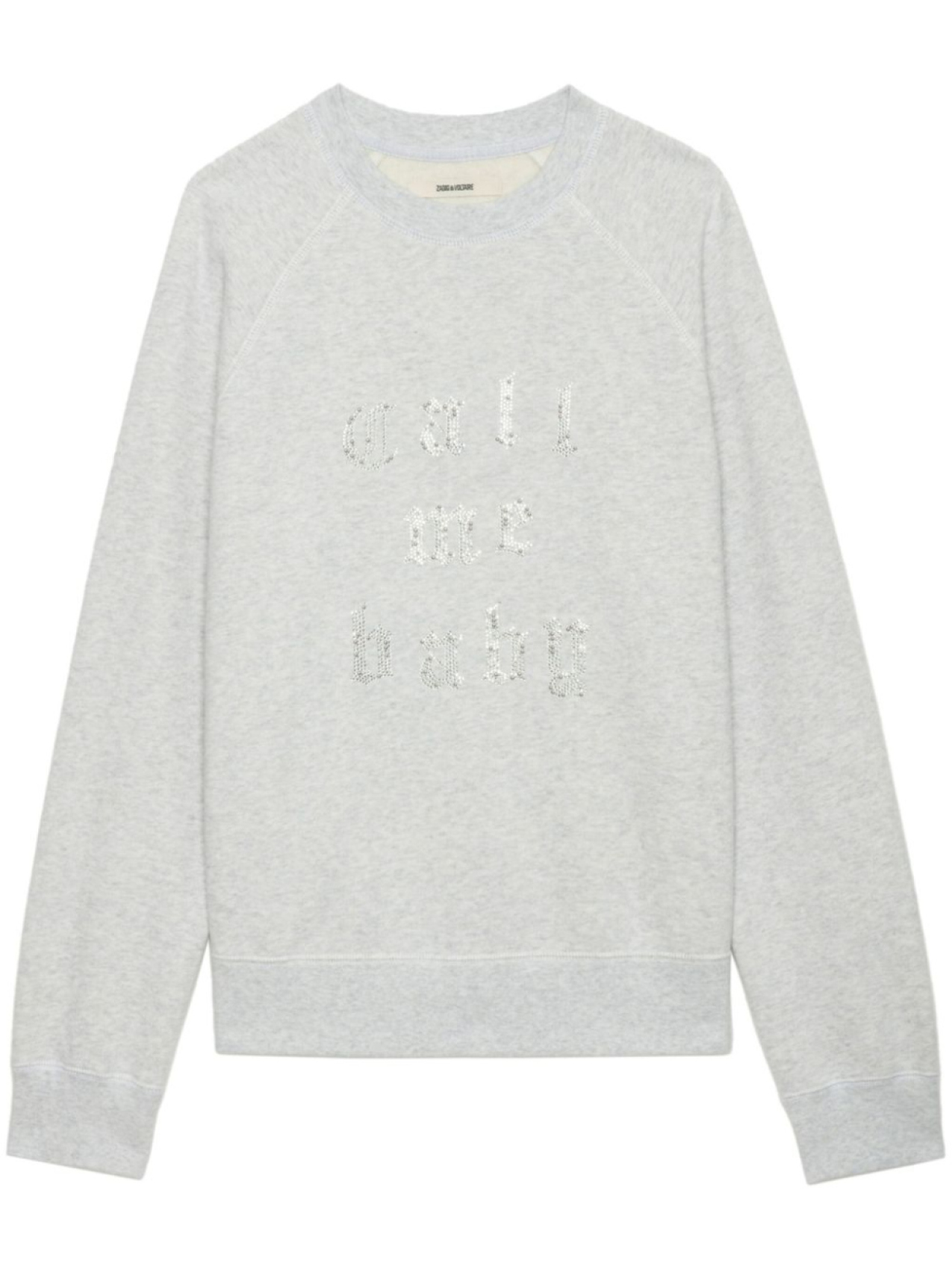 

Zadig&Voltaire толстовка со стразами, серый
