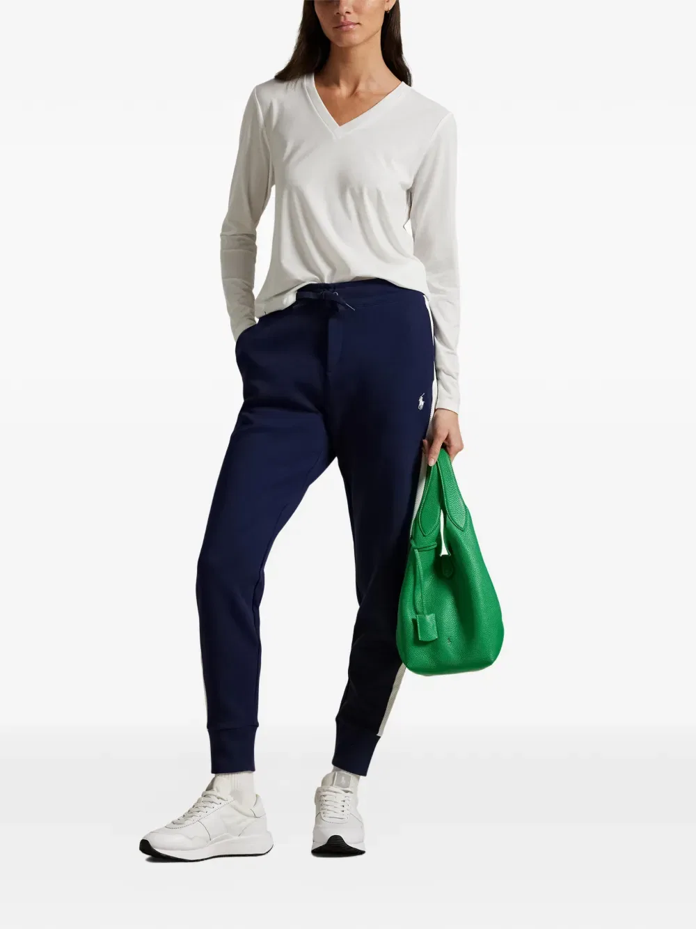 Спортивные штаны для подающего мячи на Уимблдоне Polo Ralph Lauren, синий — фото 2