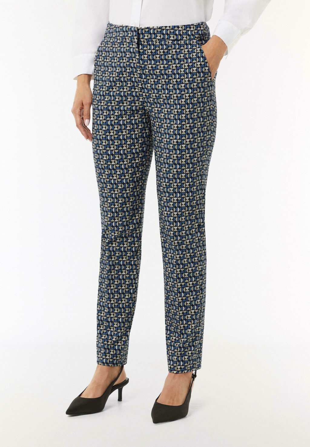 

Брюки SLIM FIT comma, темно-синий
