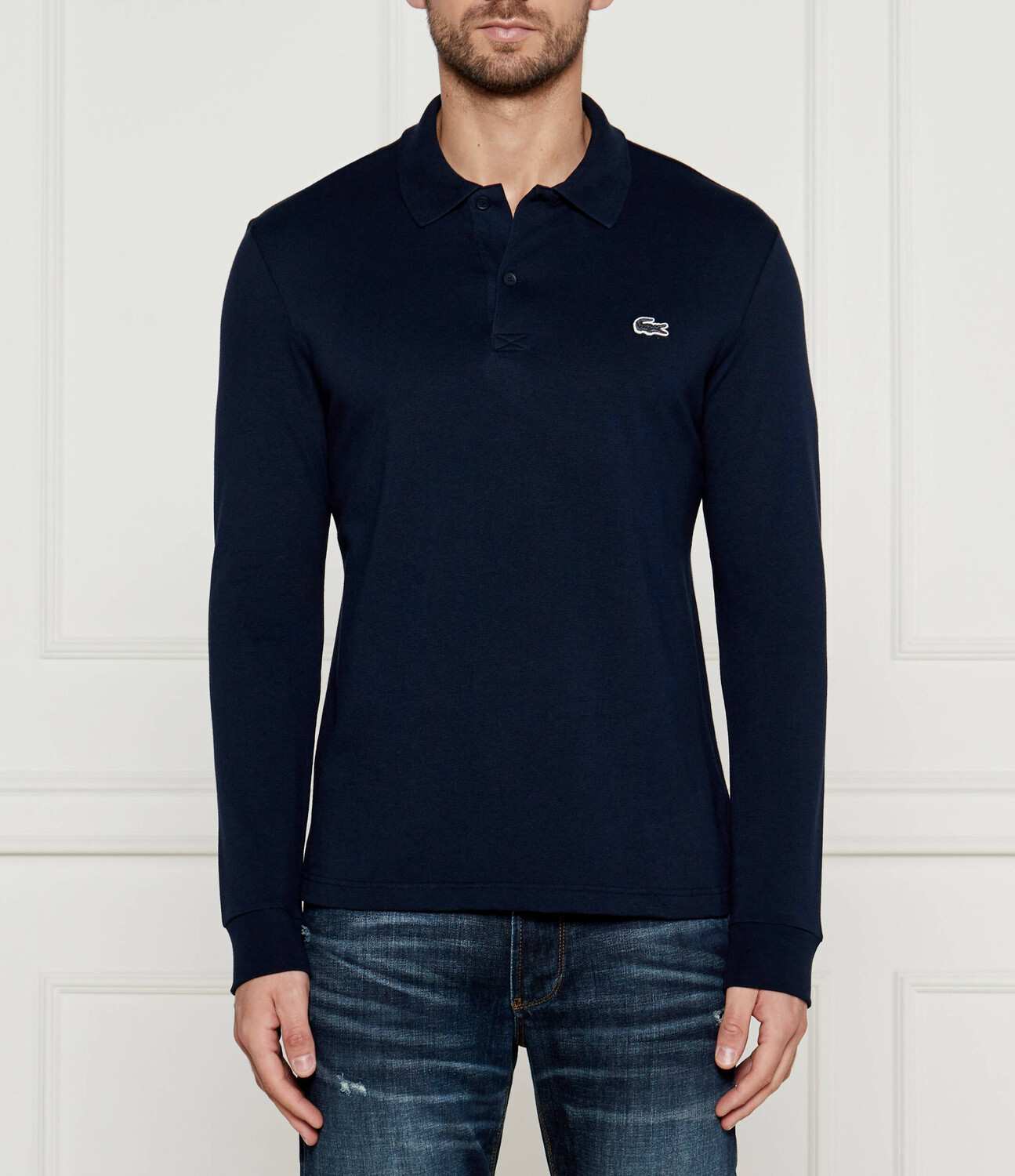 

Поло Lacoste Regular Fit, темно-синий