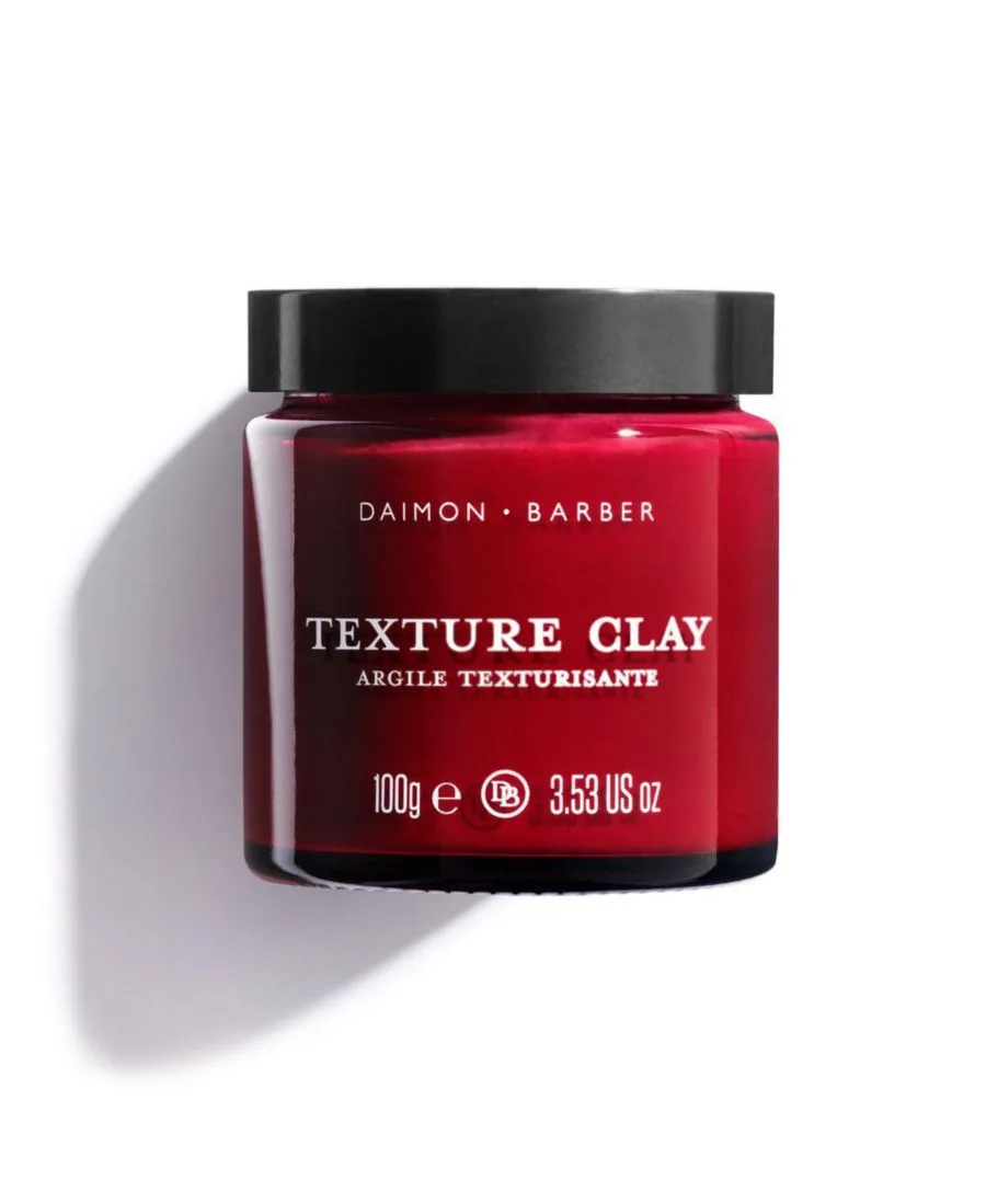 Текстурная глина Daimon Barber, темно-красный