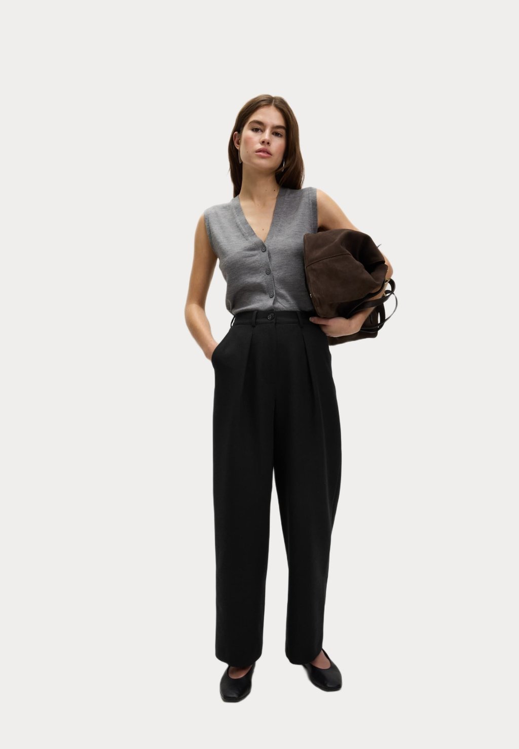 

Брюки BARREL Marks & Spencer, темно-синий