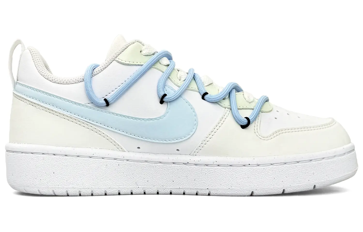 

Кроссовки Nike Court Borough Skateboard Shoes Women's Low-Top White, Зеленый, Кроссовки Nike Court Borough Skateboard Shoes Women's Low-Top White