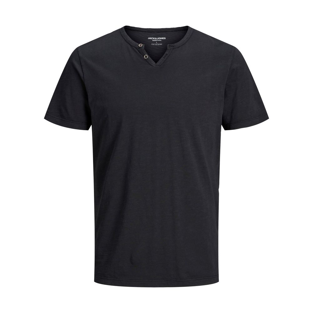 

Черная хлопковая футболка с принтом «Пламя» Jack & Jones