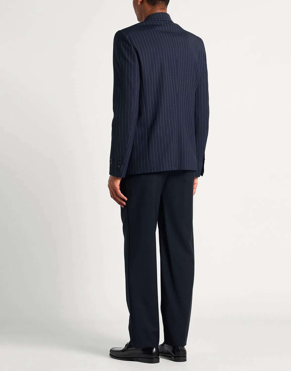 Пиджак в полоску BALMAIN Midnight blue — фото 3
