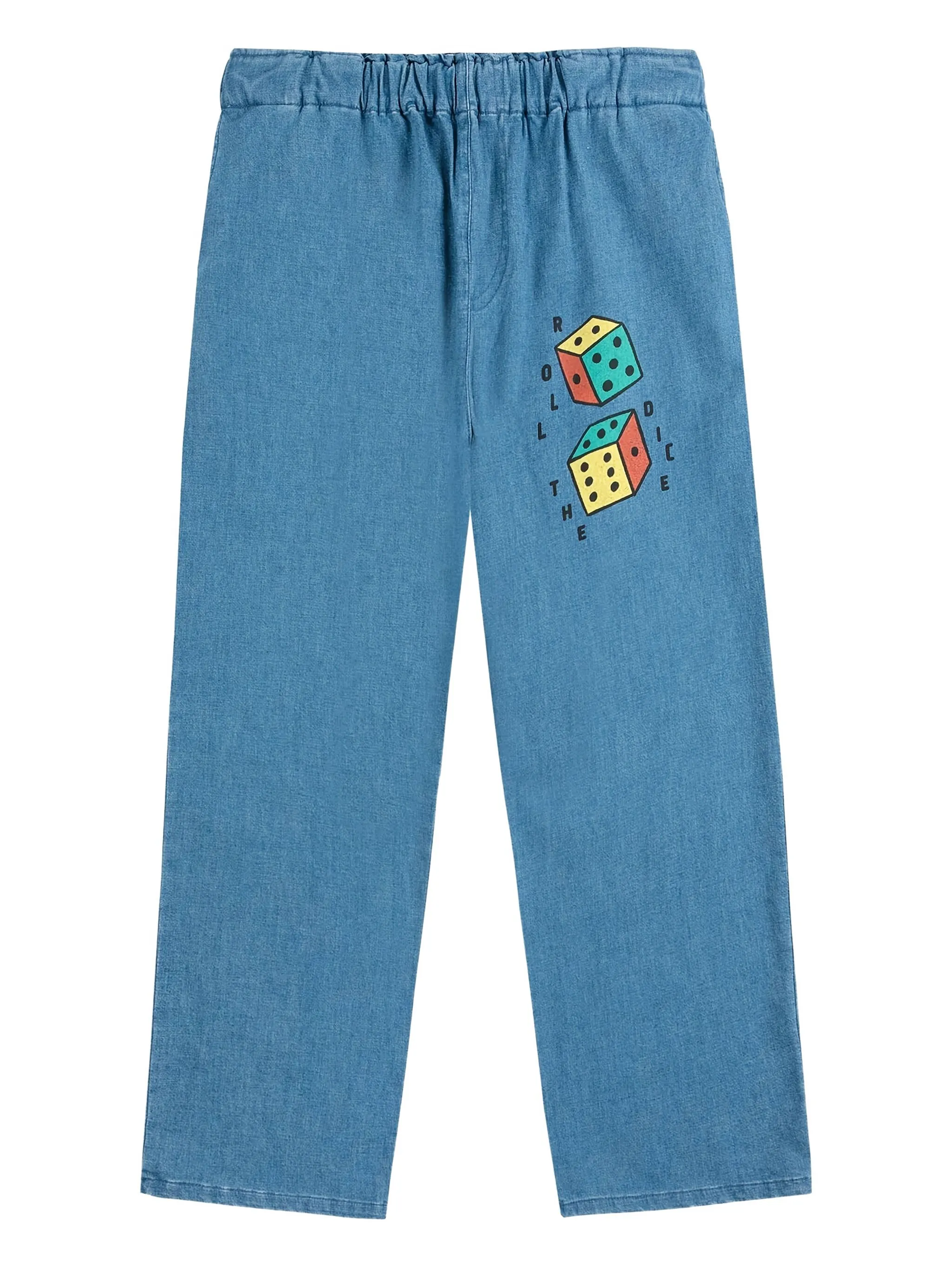 

Джинсы Roll the Dice с эластичным поясом Bobo Choses, синий