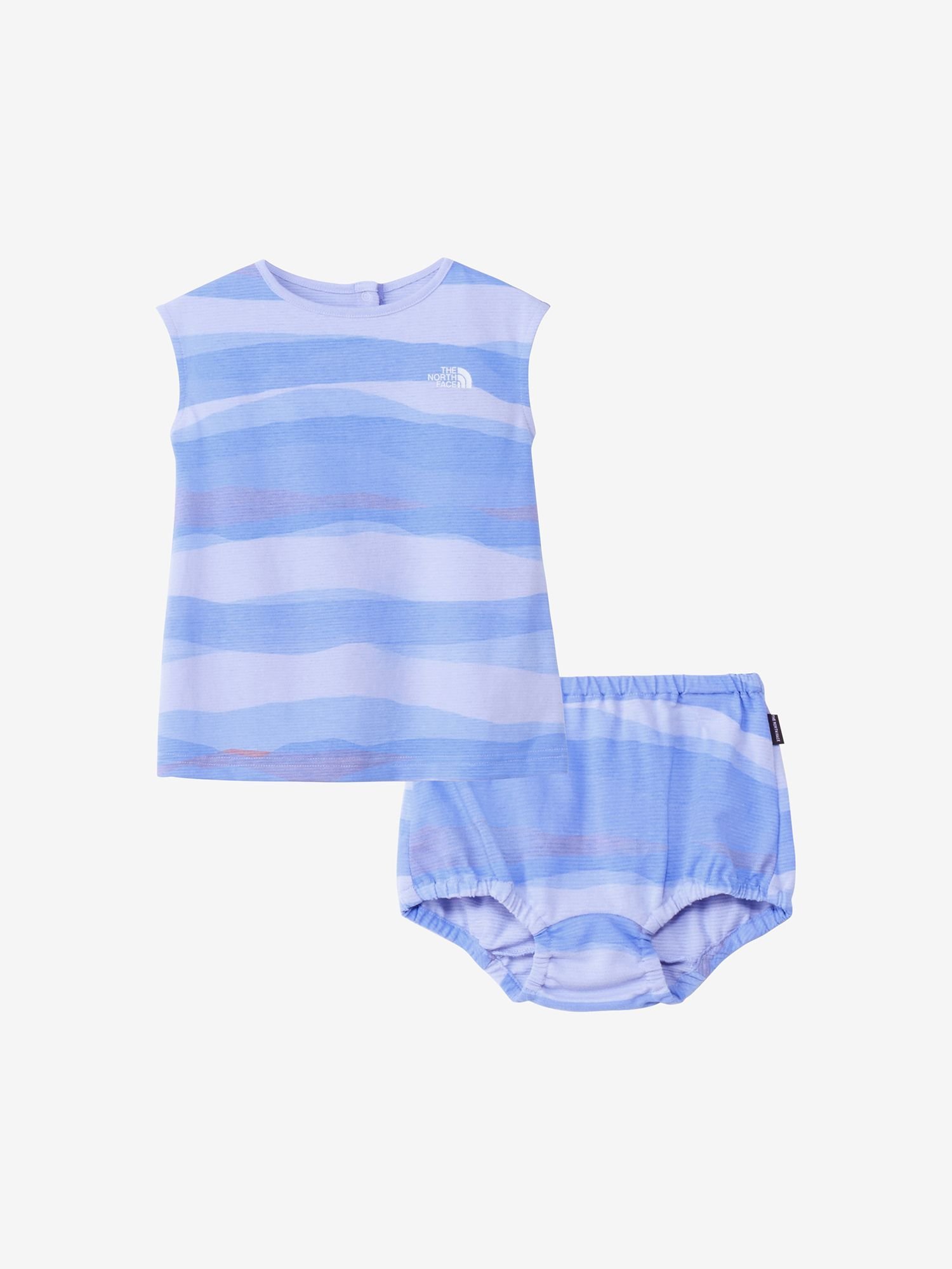 Платье и трусики Little Breeze с французскими рукавами (для малышей) The North Face, Blue Blue Lee