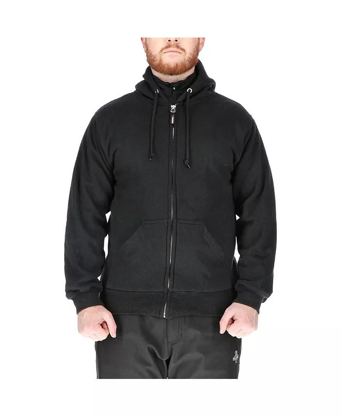 

Утепленная толстовка с капюшоном Big & Tall – прочная, теплая, удобная RefrigiWear, черный