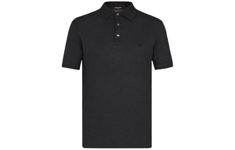 

Новые квартальные продукты LV Polo Shirt Men Black Louis Vuitton, черный