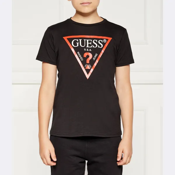 

Футболка стандартного кроя Guess, черный