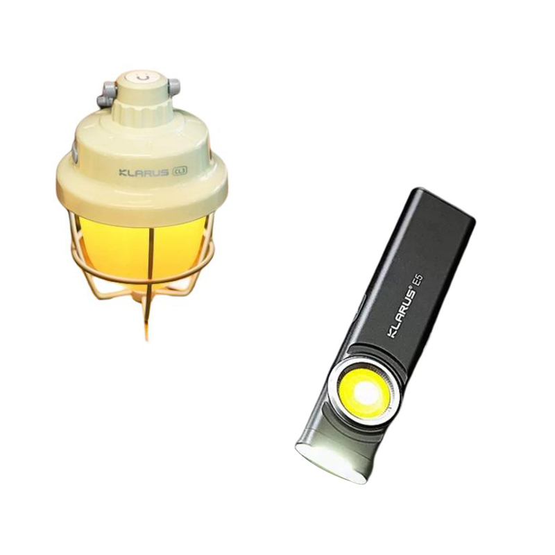 

Набор уличного освещения usb для кемпинга, походов и ночной рыбалки 83.9мм x 161.1мм KLARUS, слоновая кость