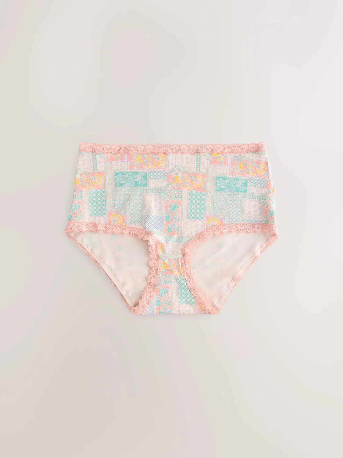 Трусы Next, Cream/Light Blue/Olive/Rose/Dusky Pink/White — фото 3
