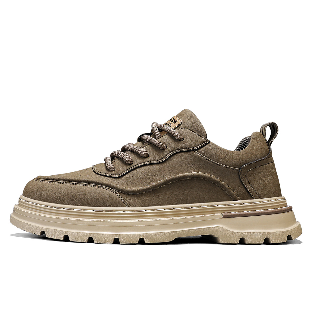 

Низкие повседневные туфли для мужчин YEARCON, Olive Brown