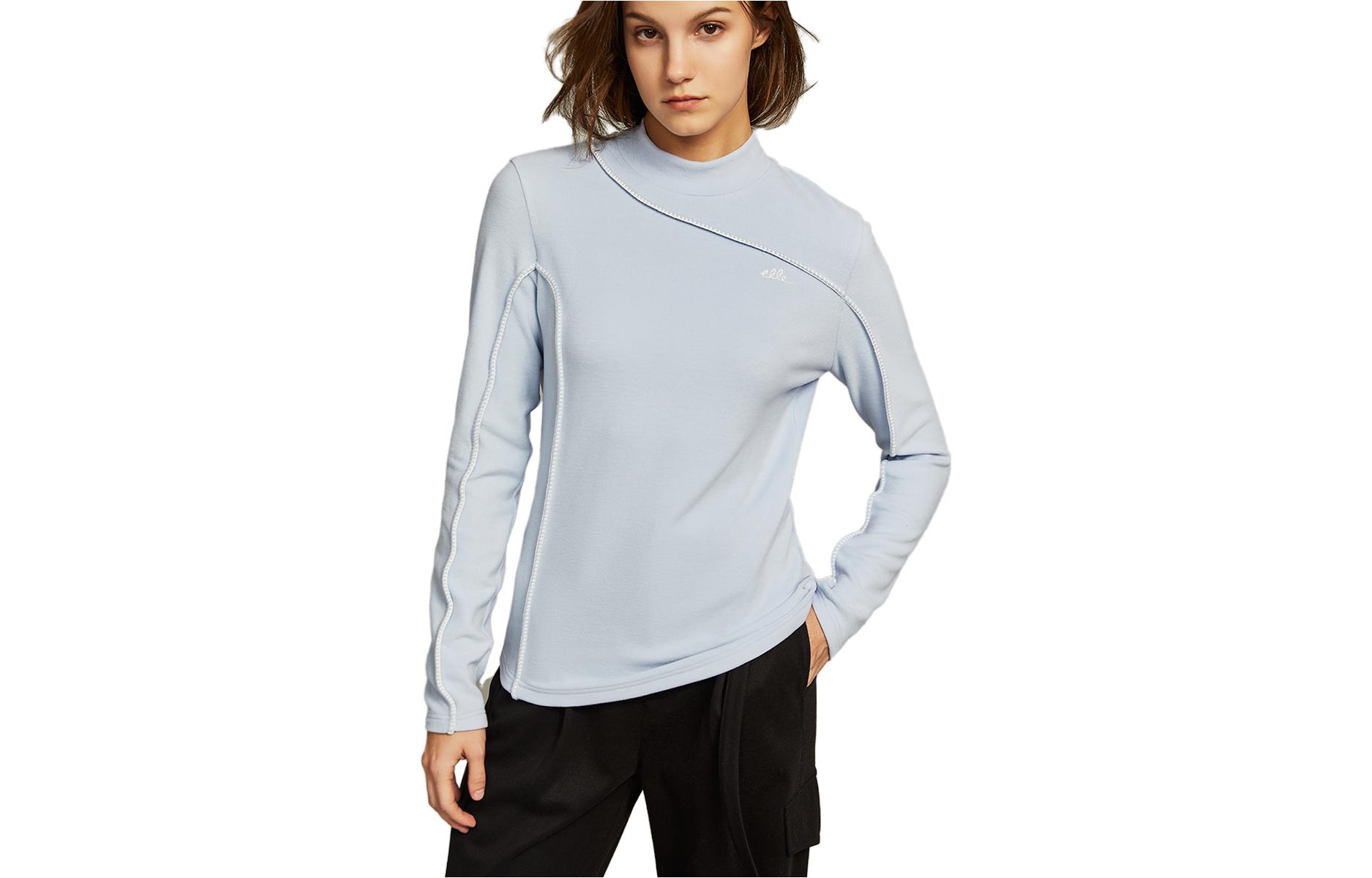 

Футболка Women's Crew Neck Moderate Others ELLE, синий
