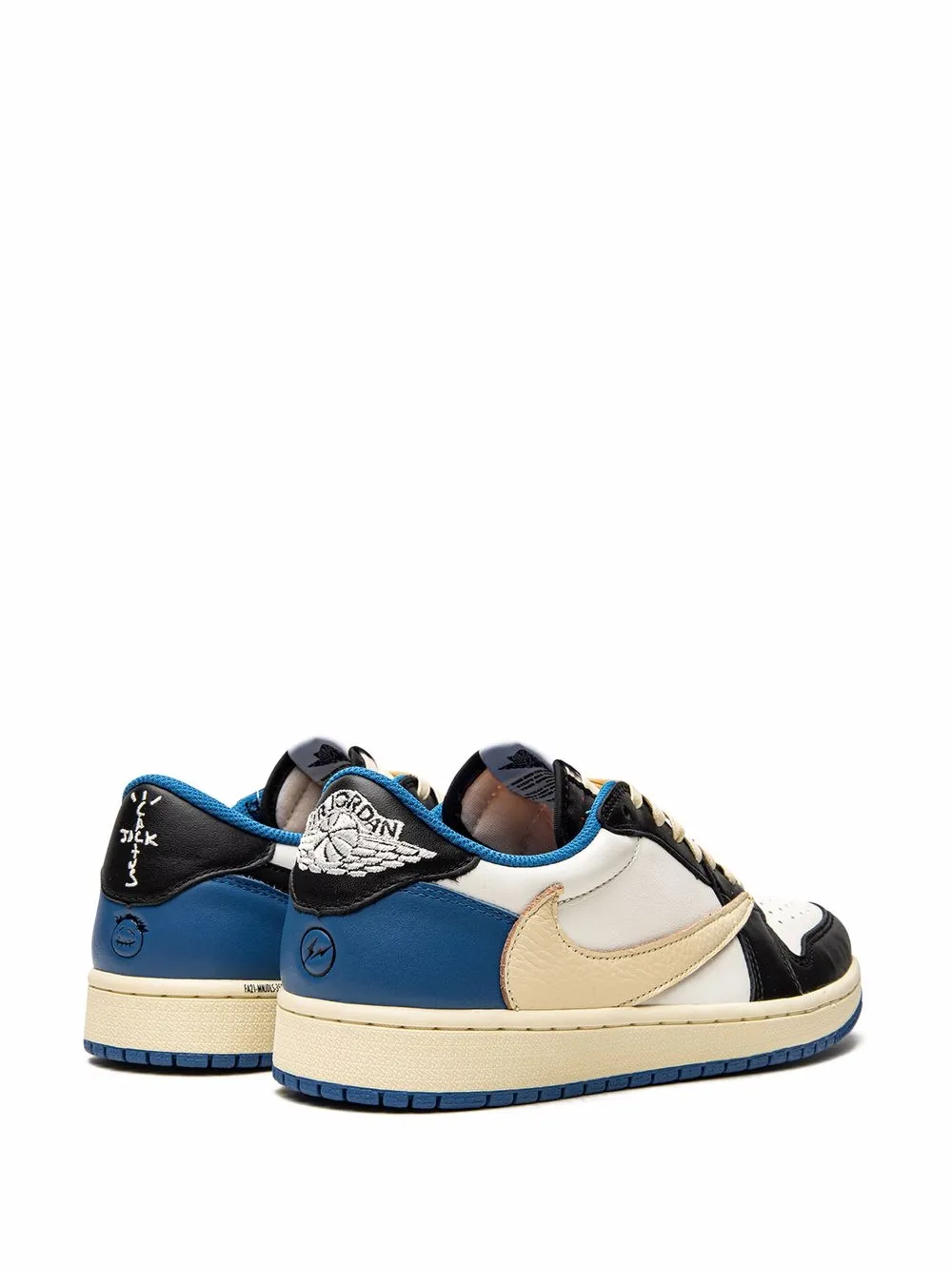 Кроссовки Air Jordan 1 Low OG SP из коллаборации с Travis Scott и Fragment, белый — фото 3