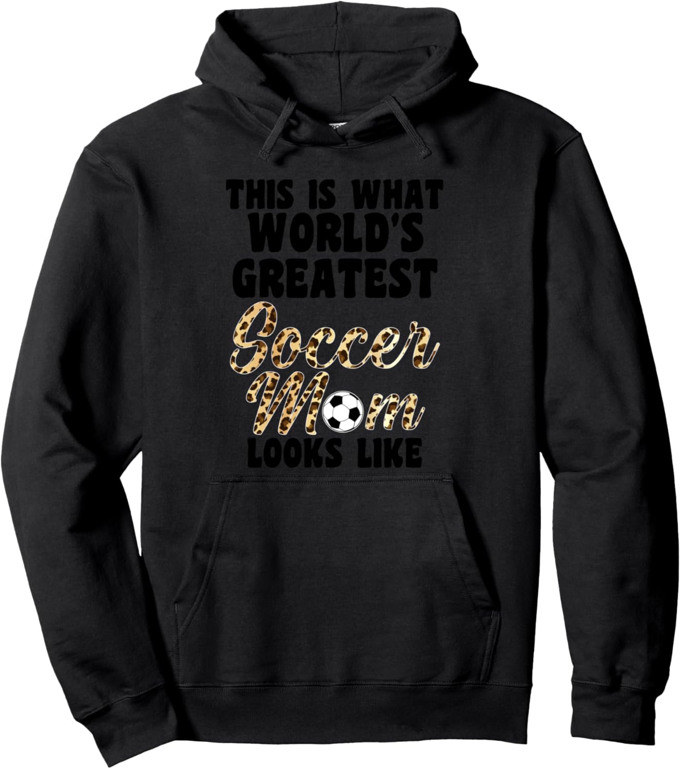 

Вот что представляет собой футбольная толстовка Soccer Mom Soccer Hoodie Sport Mother & Soccer Player Gifts, черный