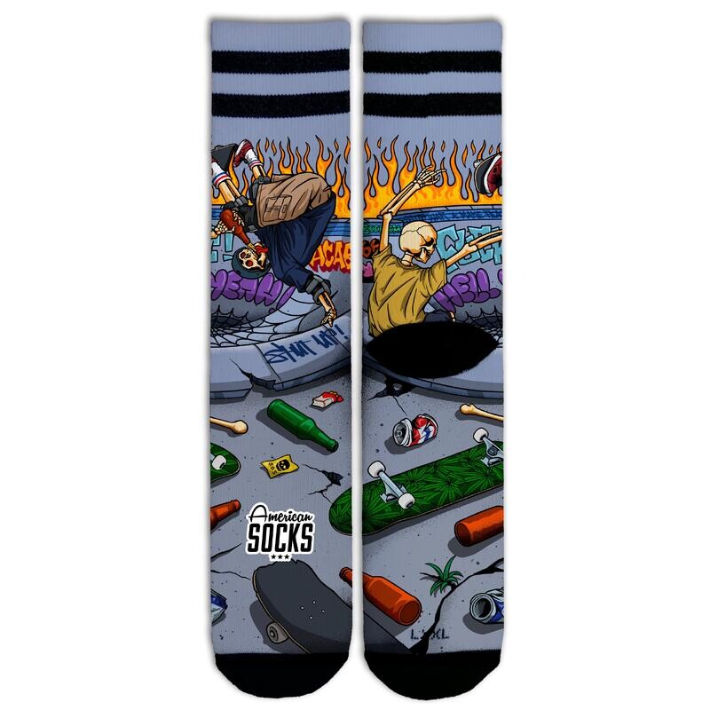 

Велосипедные носки American Socks, серый