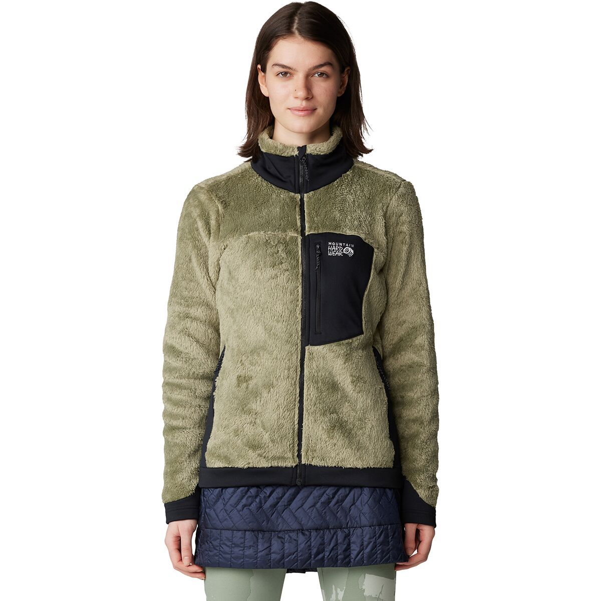 

Куртка Polartec high loft Mountain Hardwear, зеленый