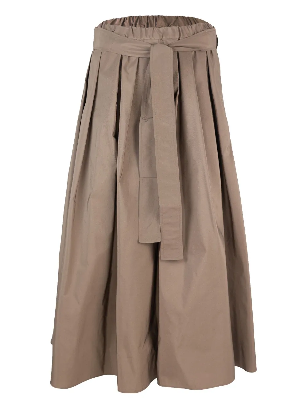 

Юбка миди с поясом MAX MARA, коричневый