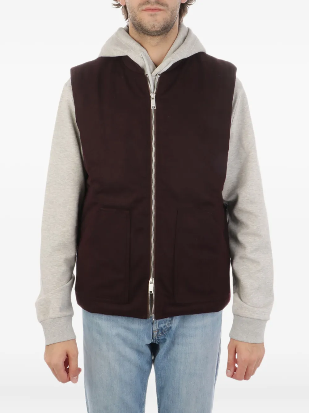 

Жилет с карманом на молнии Autry, красный