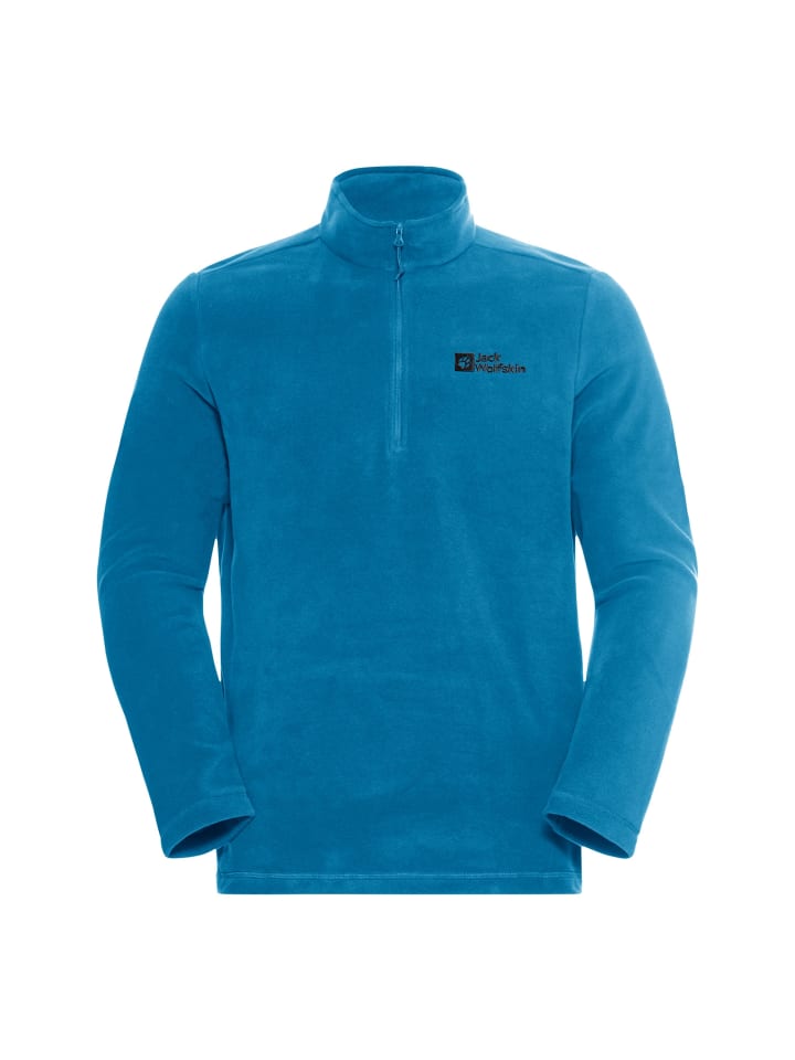 

Jack Wolfskin Синий флисовый пуловер Taunus