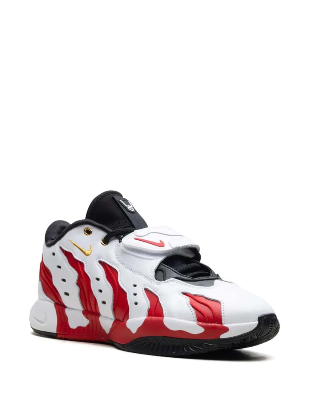Кроссовки LeBron 21 Prime 96 White/Metallic Gold/Fire Red Nike, белый — фото 2