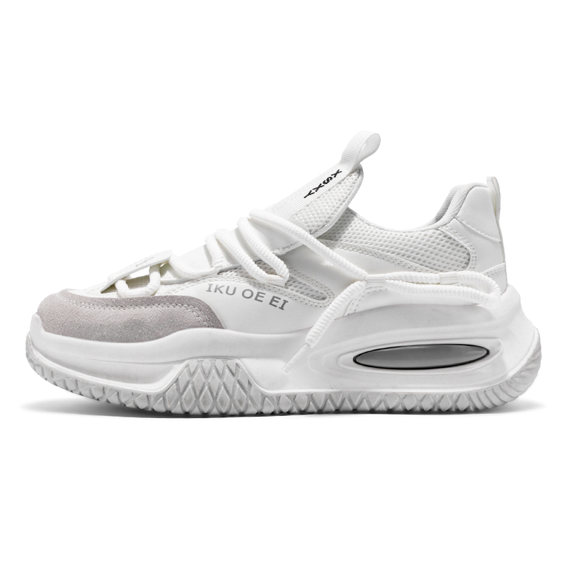 

TONYBEAR Мужские массивные кроссовки низкие хаки зеленый белый черный белый, цвет White